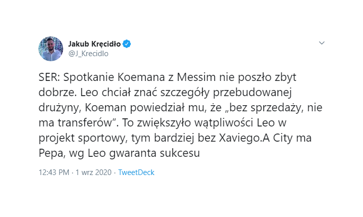 EFEKTY SPOTKANIA Koemana z Messim!